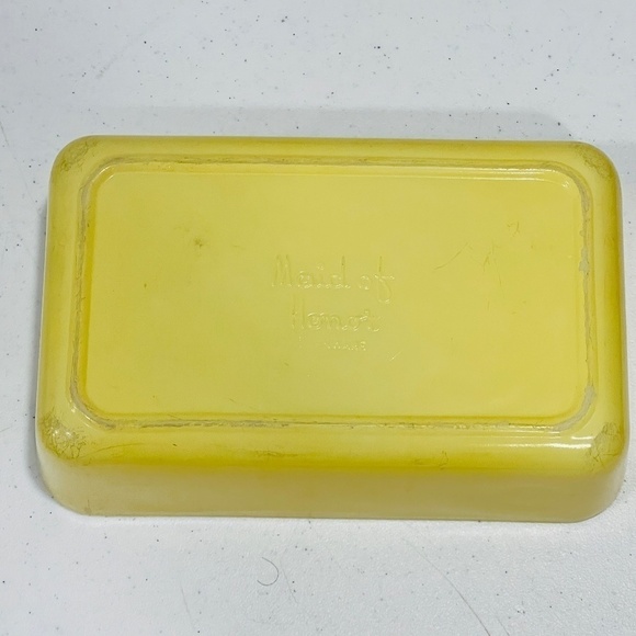 Maid Of Honor Vintage Yellow Bake And Serve Dish Bakeware - Picture 2 of 4